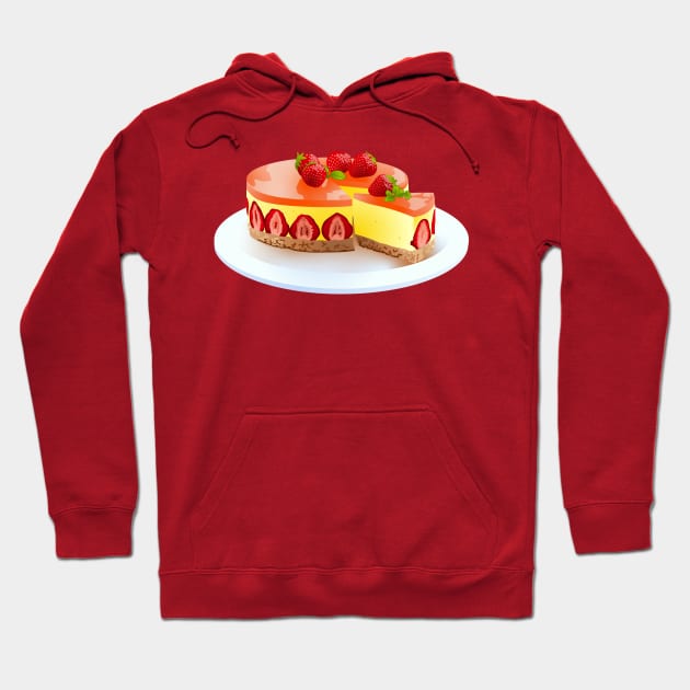 Autumn Cheesecake Hoodie by ziafrazier